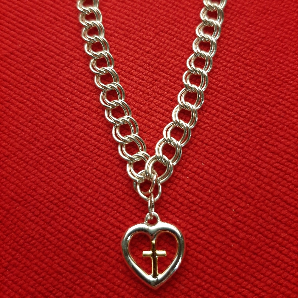 925 Sterling Silver Cross Bracelet